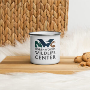 Northwoods Wildlife Center 12oz enamel mug