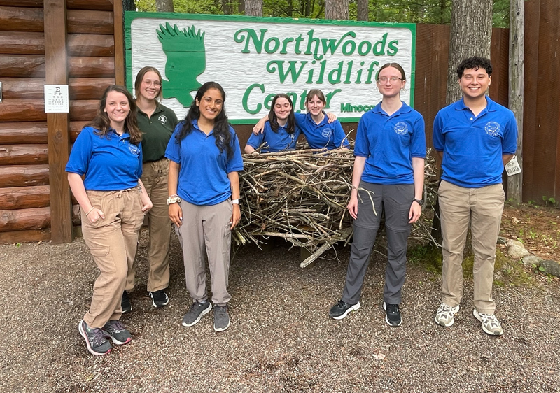 2024 Summer Interns at the Northwoods Wildlife Center
