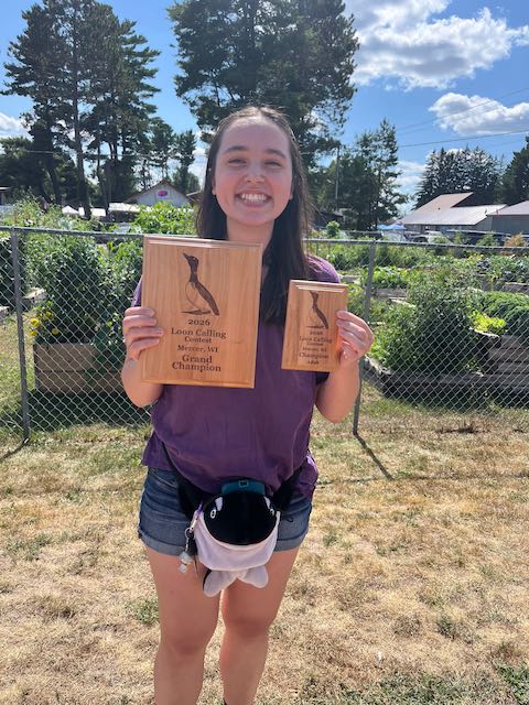 NWC Intern Wins Loon Call Contest at Mercer’s Annual Loon Festival